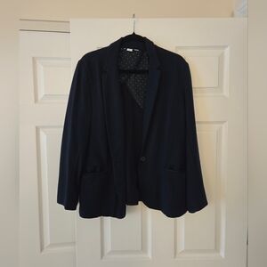 Old Mavy Classic Navy Women's Blazer, XL